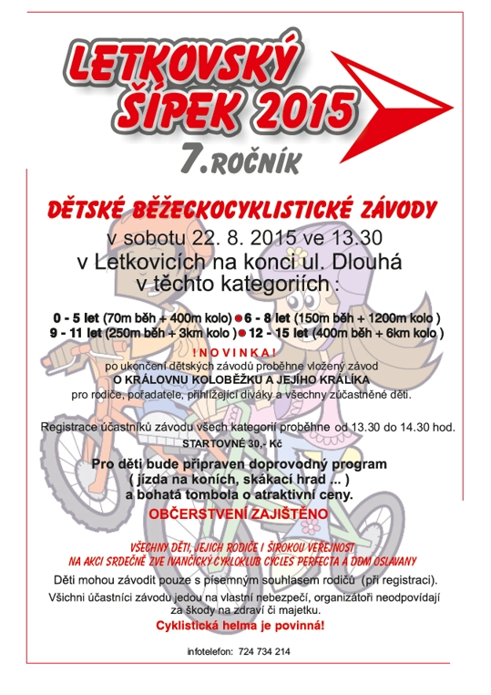 plakát Letkovský šípek 2015